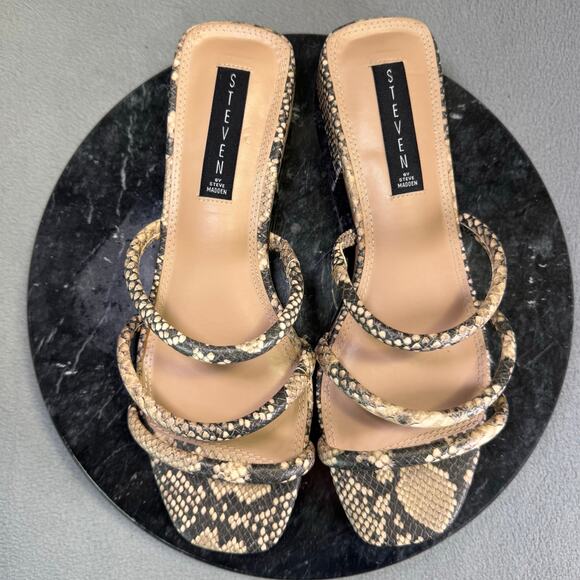 Steven By Steve Madden Hades Block-Heel Slide Sandals Women’s Size 10 US - Picture 5 of 6